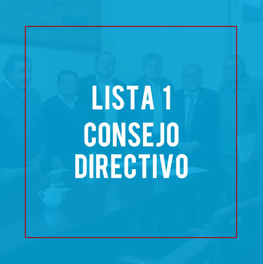 ASOCIACION GUADALUPANA | LISTA 1 CONSEJO DIRECTIVO
