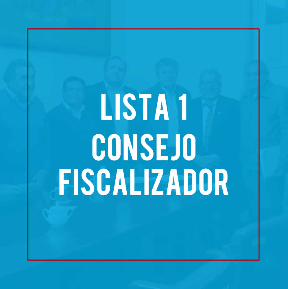 ASOCIACION GUADALUPANA | LISTA 1 CONSEJO FISCALIZADOR